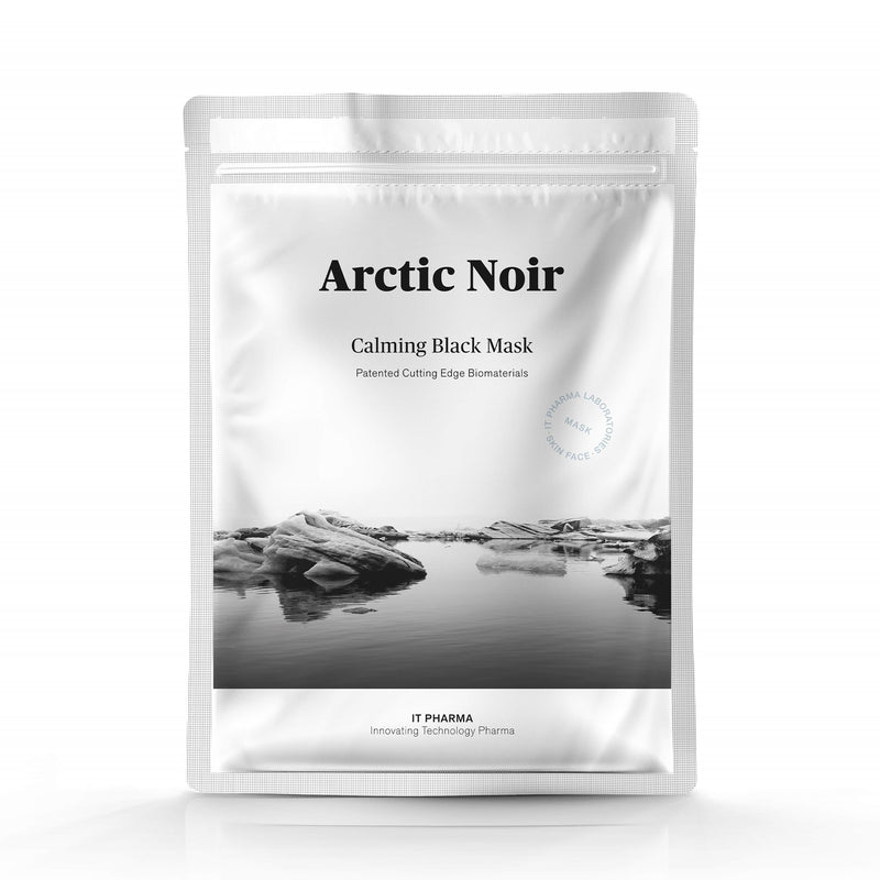 Arctic Noir Mask CALMING BLACK MASK - Pack of 20 Essentials By ITPharma 